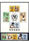 Ghana známky Mi 0446-9 + Bl. 44