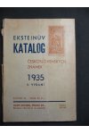 Eksteinův katalog - 1935