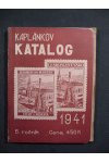 Československo katalog známek - Kaplánek 1941