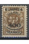 Memel Klaipeda známky Mi 128