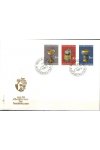 Liechtenstein celistvosti Mi 587-89 FDC