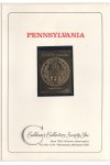 Staffa Scotland známky - Zlatá známka - Pennsylvania - 6 Liber