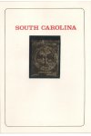 Staffa Scotland známky - Zlatá známka - South Carolina - 6 Liber