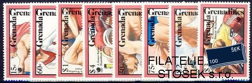 Grenada-Grenadin. Mi 1111-8+Bl.164-5