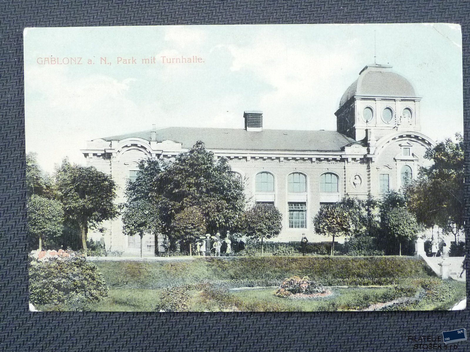 Pohlednice - Gablonz - Turnhalle