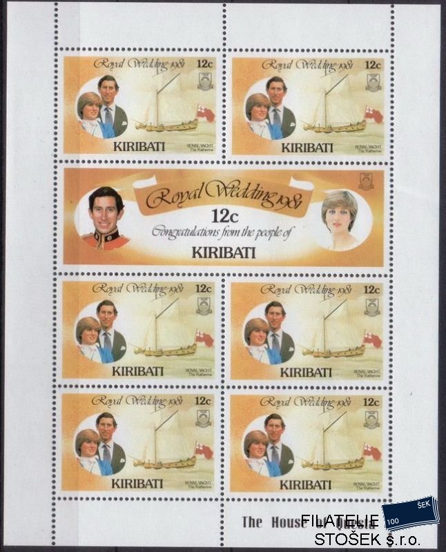 Kiribati Mi 0371-6 Kl