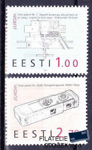 Estonsko známky Mi 0233-4