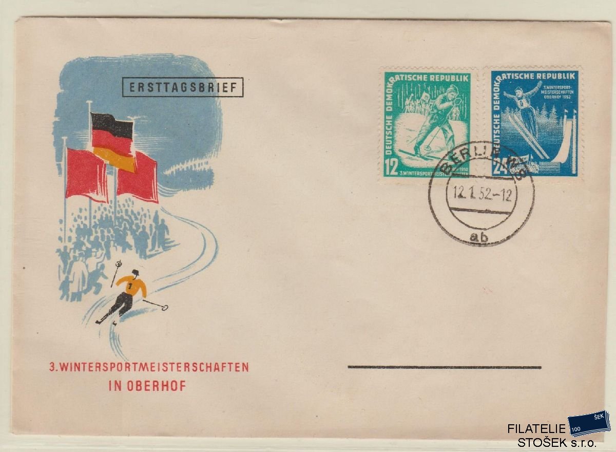 NDR celistvost Mi 298-99 FDC