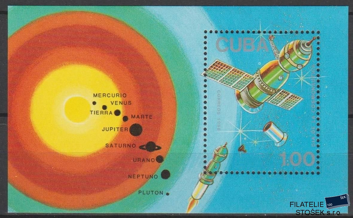 Kuba známky Mi Blok 104