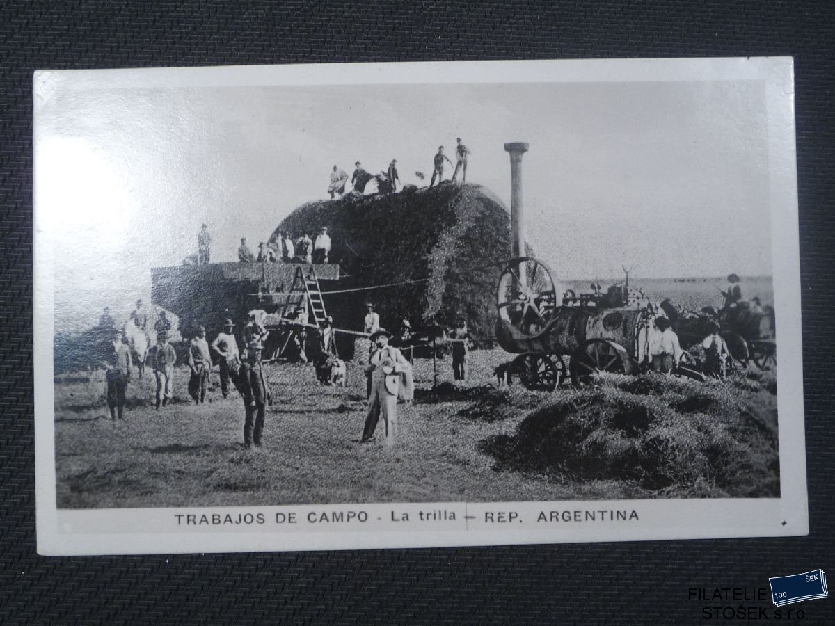 Argentina pohlednice - Trabajos de Campo