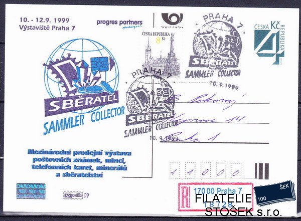 ČR CDV Soukromé přítisky - Sběratel 1999