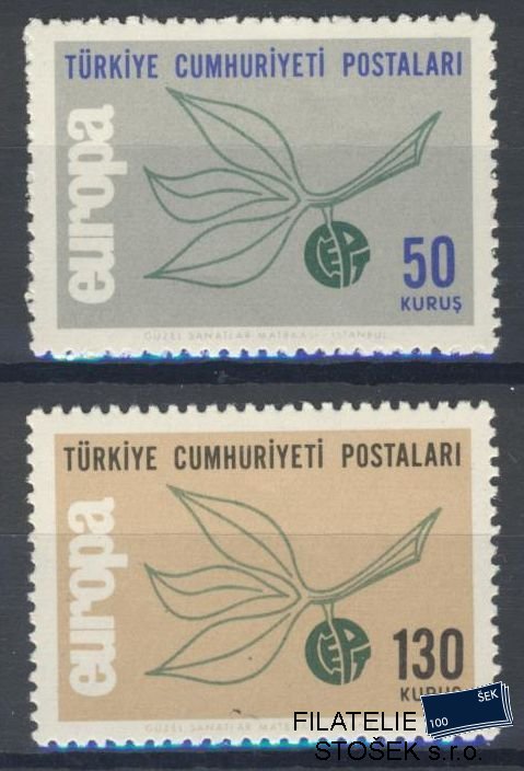 Turecko známky Mi 1961-62