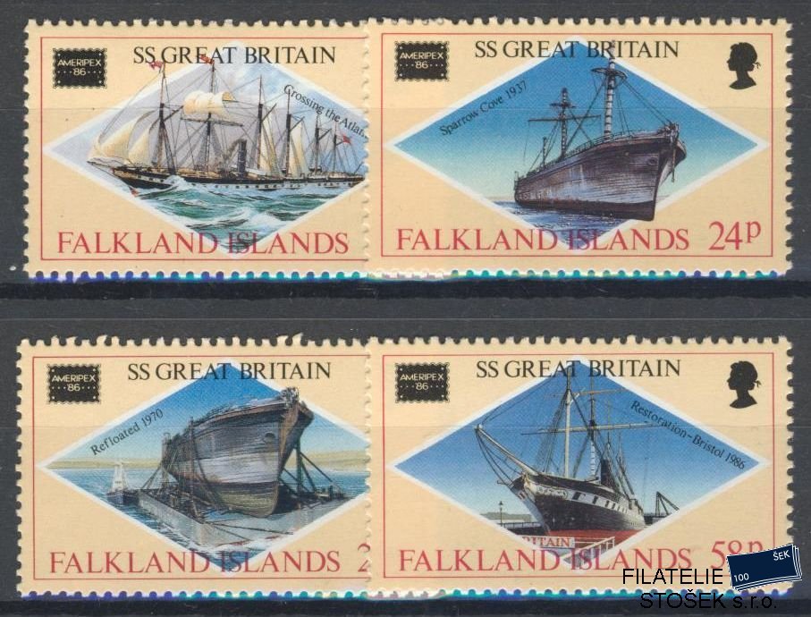 Falkland Islands známky Mi 449-52