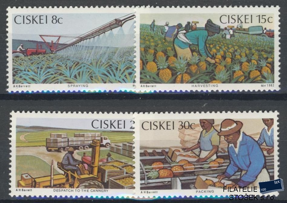 Ciskei známky Mi 0026-9