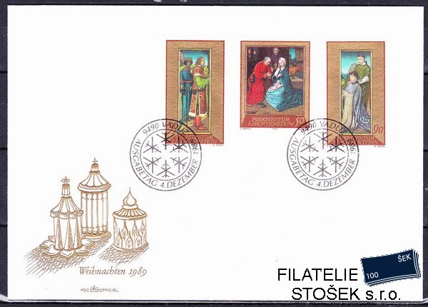 Liechtenstein FDC Mi 978-80