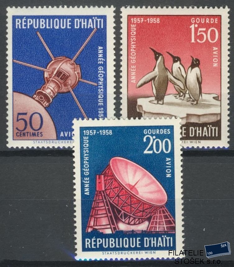 Haiti známky Mi 497-99 NK - Letecké