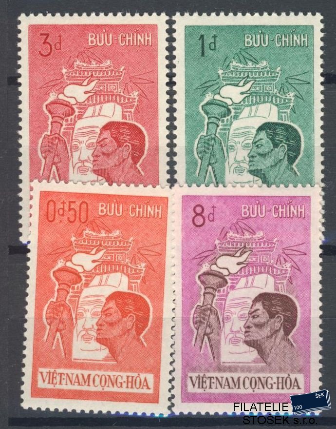 Vietnam Jižní známky Mi 251-54