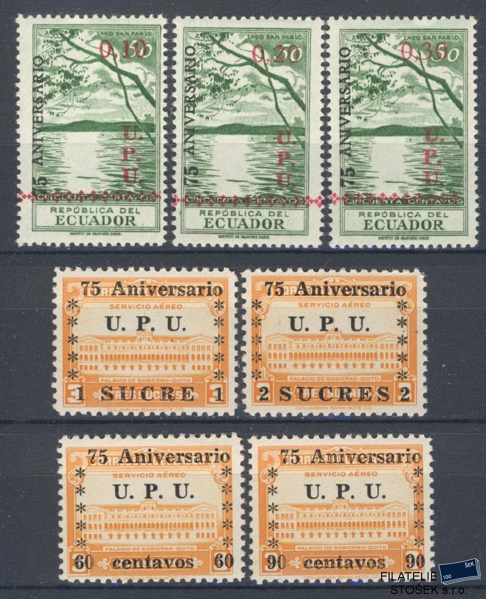 Ecuador známky Mi 725-31 - UPU