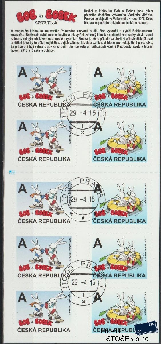 ČR známky 846-47 Sešitek