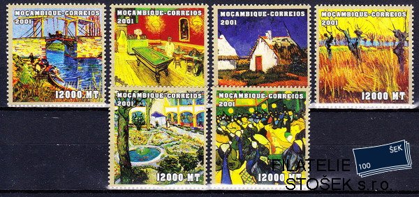 Mocambique známky Mi 2103-8 Vincent van Gogh