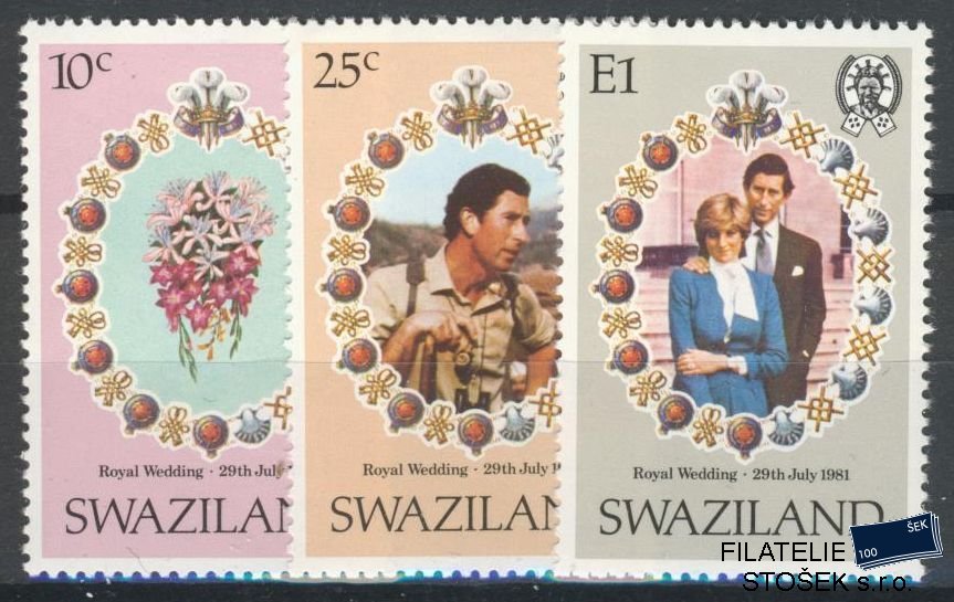 Swaziland zámky Mi 375-77