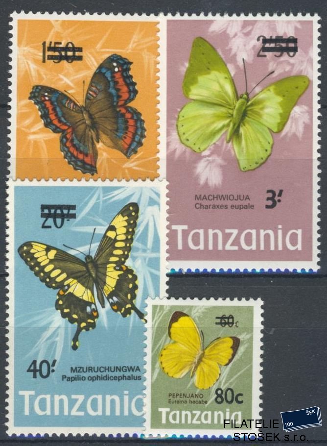 Tanzania známky Mi 50-53