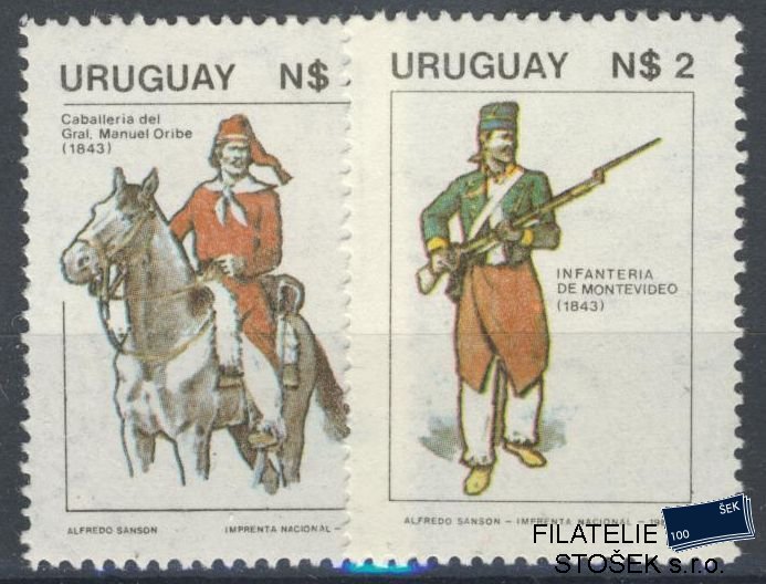 Uruguay známky Mi 1618-19