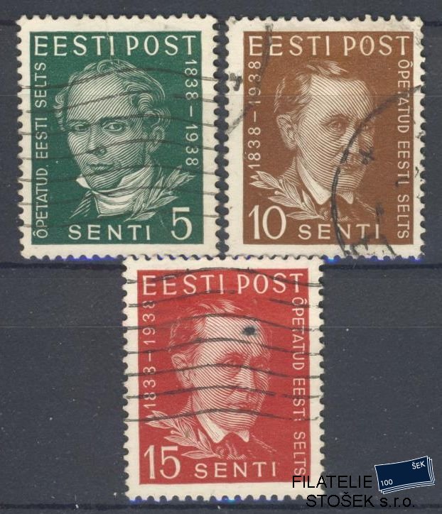 Estonsko známky Mi 138-40 NK