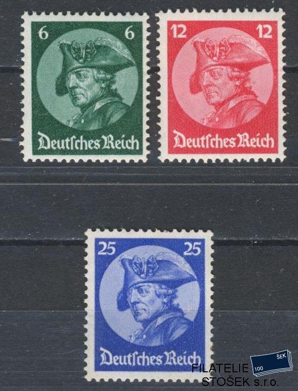 Deutsches Reich známky Mi 479-81