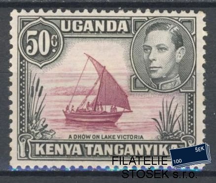 Kenya Uganda Tanganyika známky Mi 65 II C