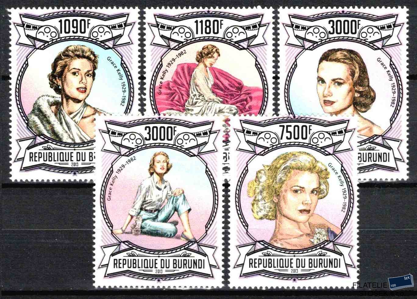 Burundi známky Mi 3063-7 Grace Kelly