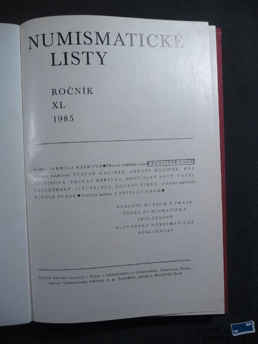 Numismatické listy 1985