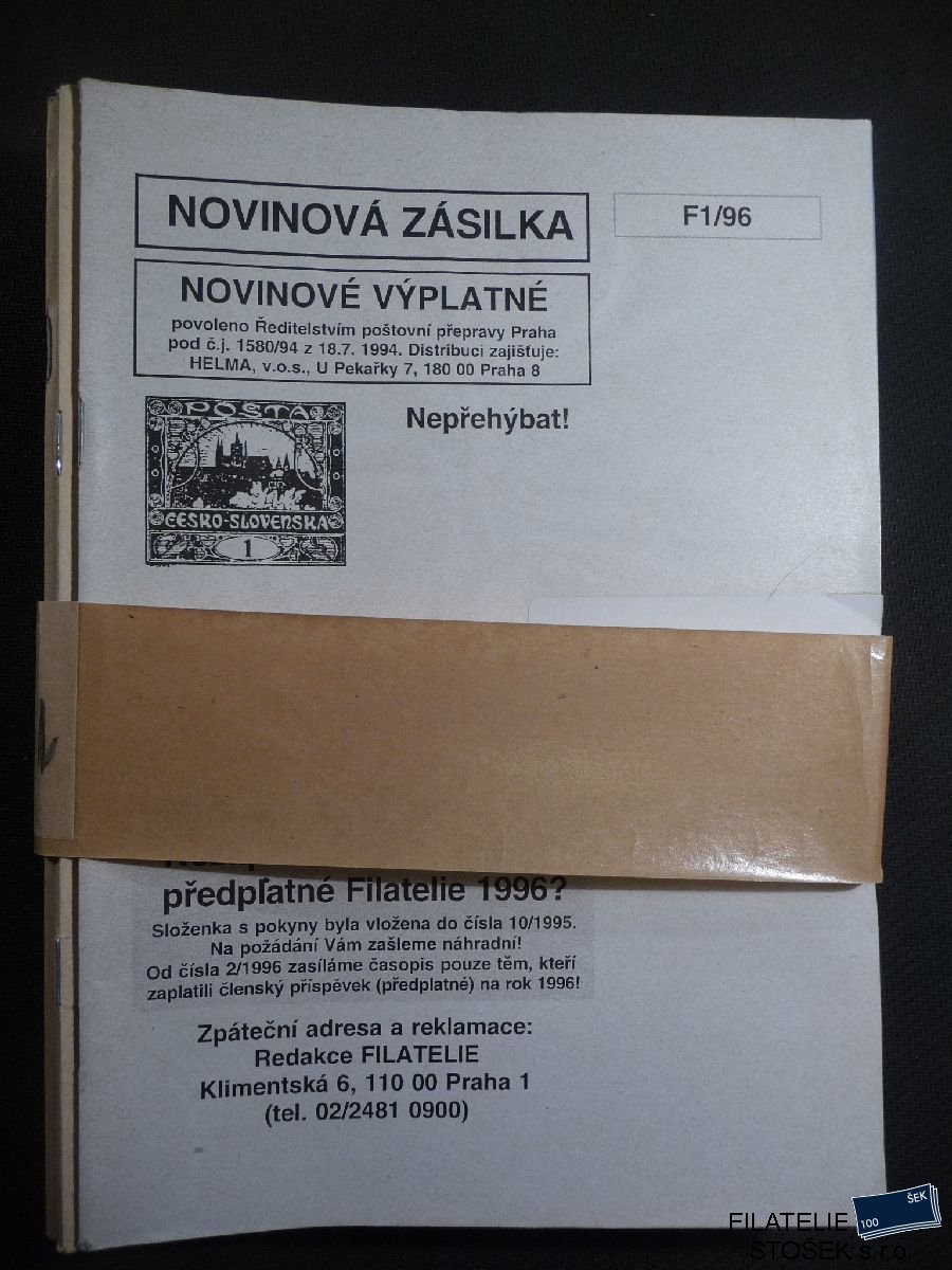 Časopisy Filatelie  1996 - Sestava