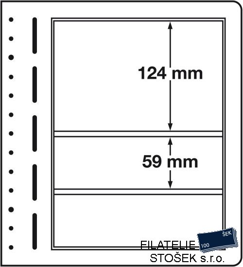 Albové listy na známky Leuchtturm LB3MIX