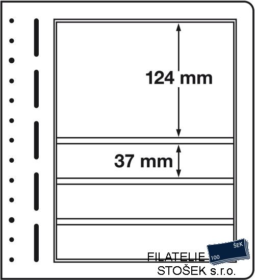 Albové listy na známky Leuchtturm LB4MIX