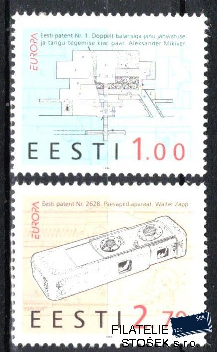 Estonsko známky Mi 233-4