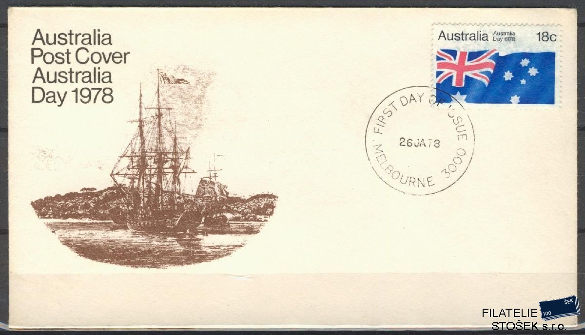 Austrálie známky FDC Mi 643