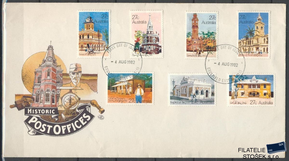 Austrálie známky FDC Mi 795-801 KVP