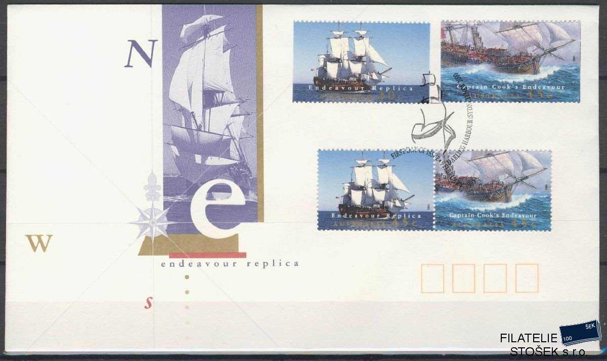 Austrálie známky FDC Mi 1458-61