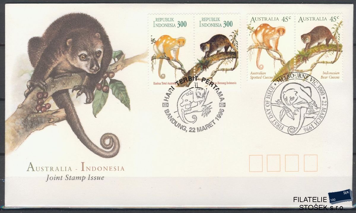 Austrálie známky FDC Mi 1540-41 + Indonesia