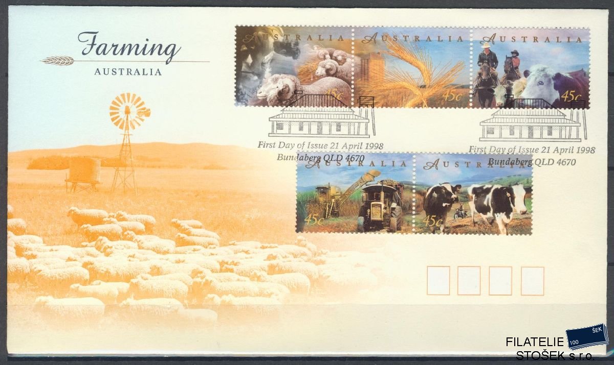 Austrálie známky FDC Mi 1709-13