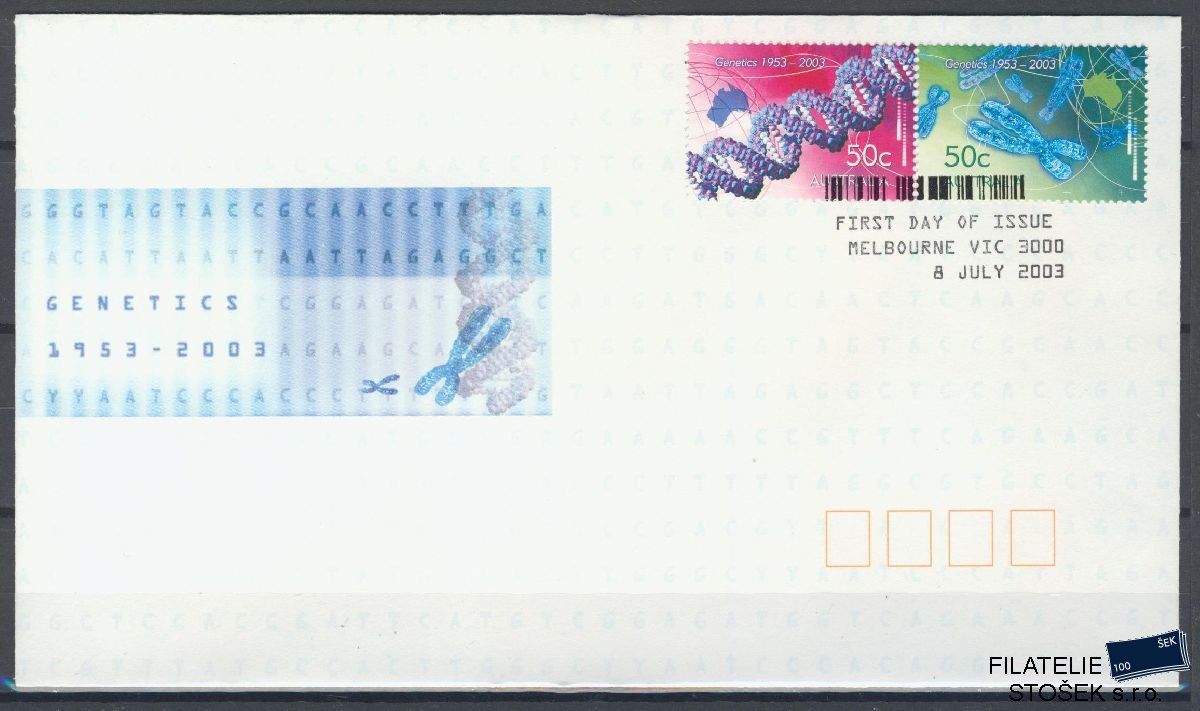 Austrálie známky FDC Mi 2235-36