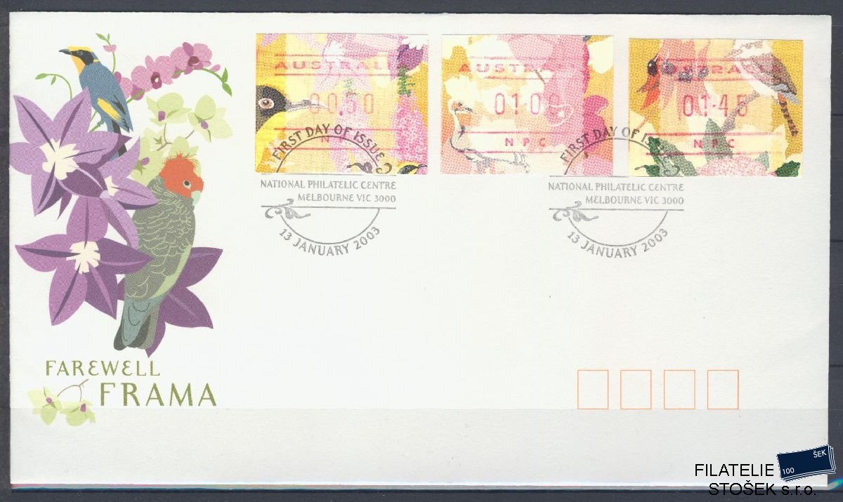 Austrálie známky FDC Mi A 65