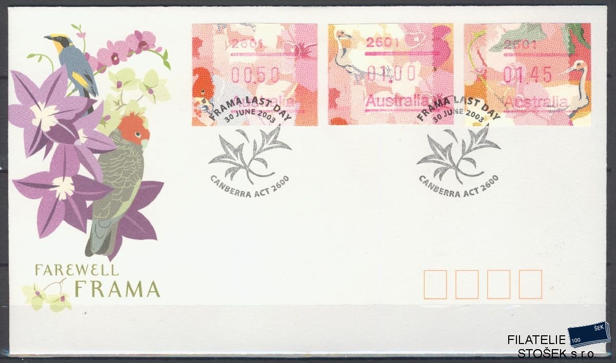 Austrálie známky FDC Mi A 63