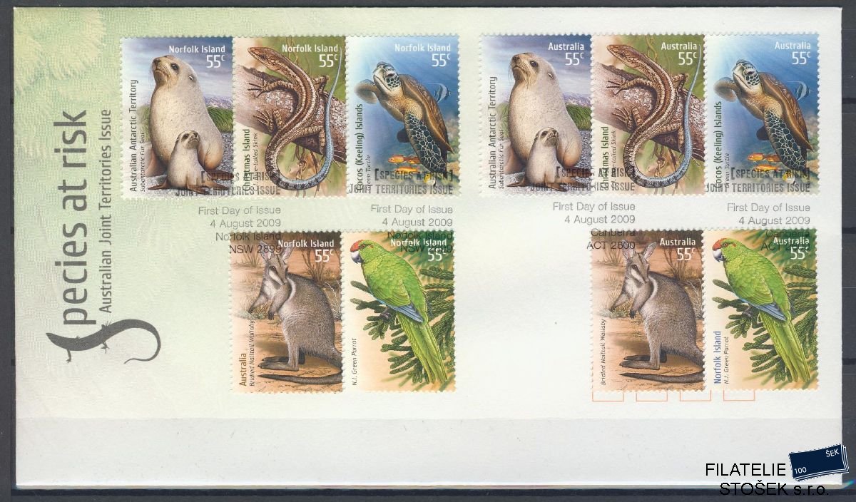 Austrálie známky FDC Mi 3251-55 2x