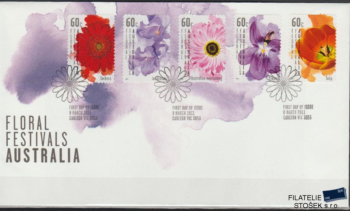 Austrálie známky FDC Mi 3535-39