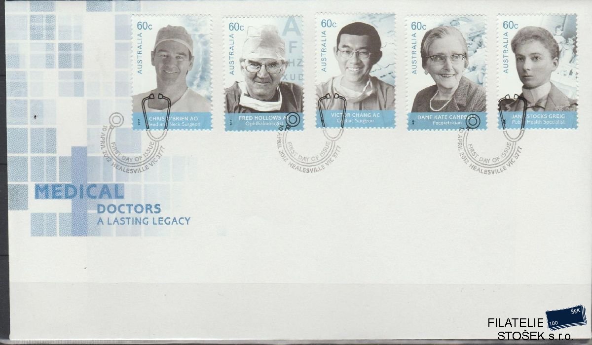 Austrálie známky FDC Mi 3721-25