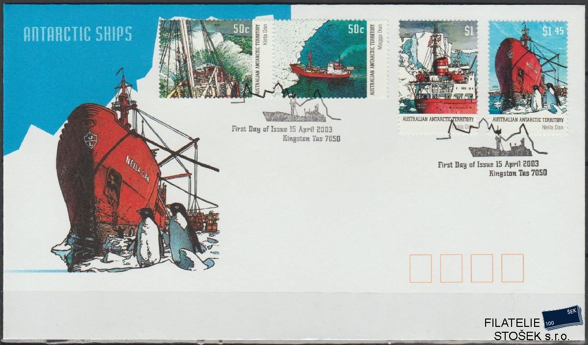 Australská Antarktida známky FDC Mi 153-56