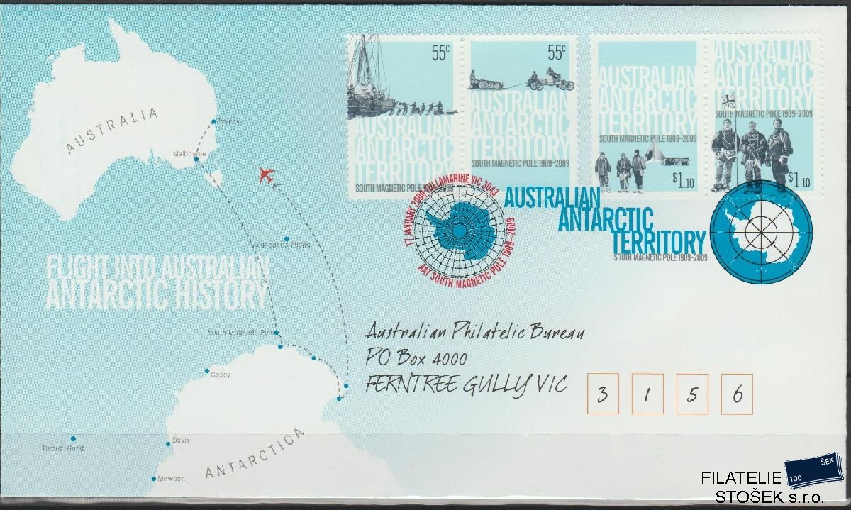 Australská Antarktida známky FDC Mi 177-80