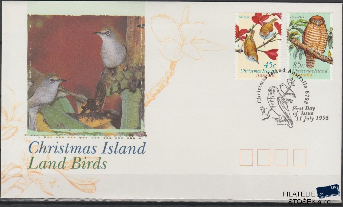 Christmas Islands známky FDC Mi 421-22